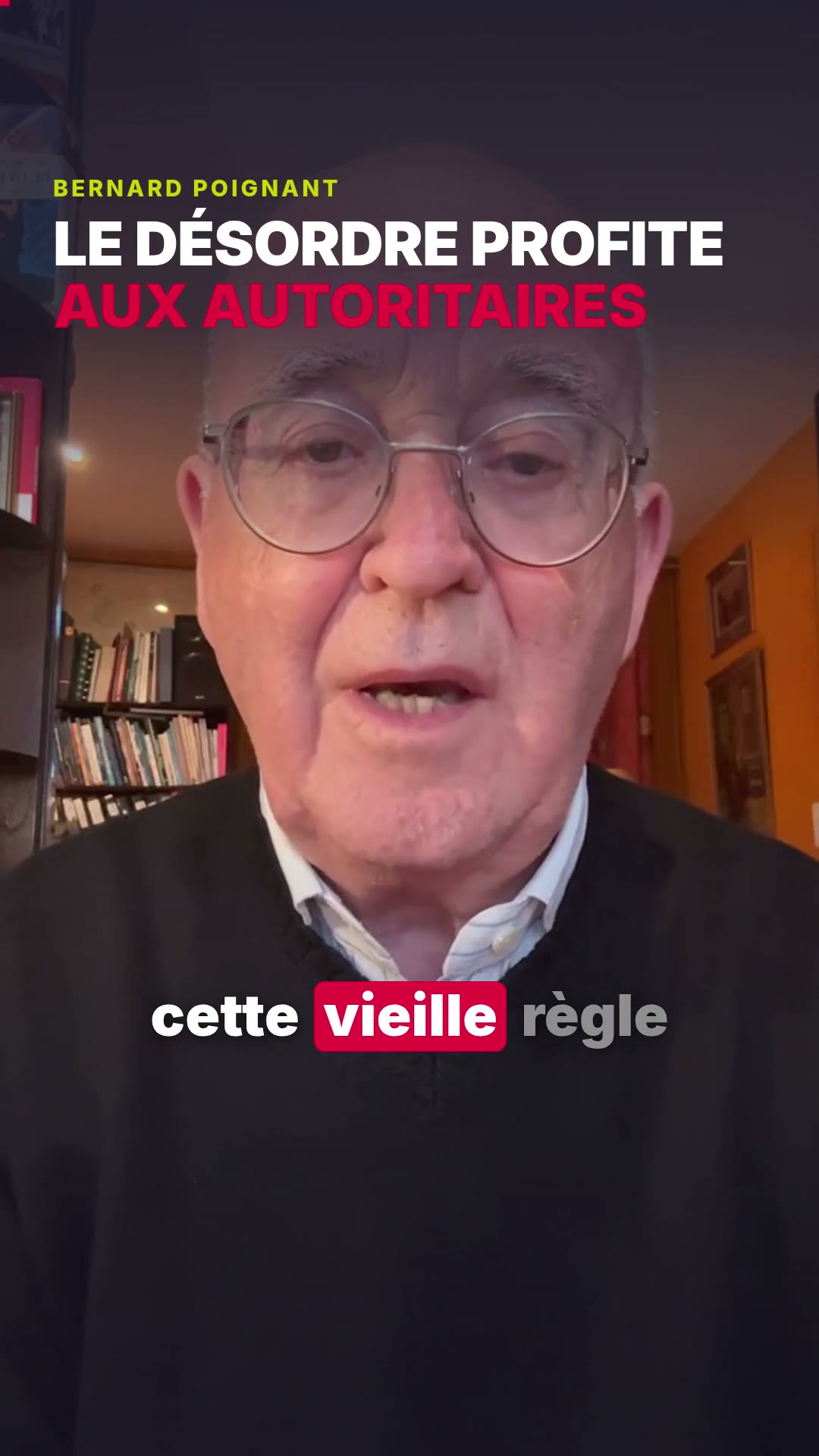 Le désordre profite aux autoritaires